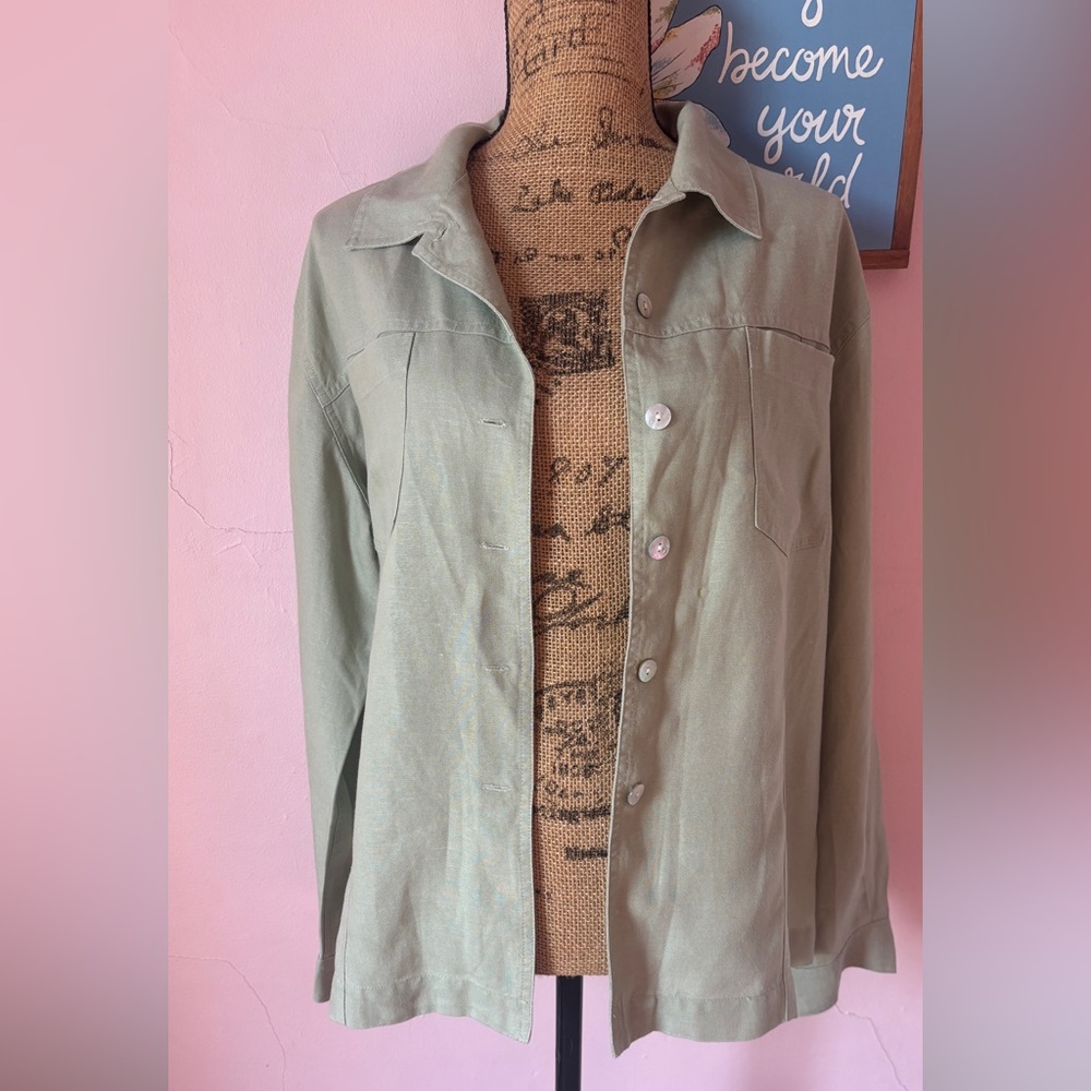 Chico's Sage Utility Jacket